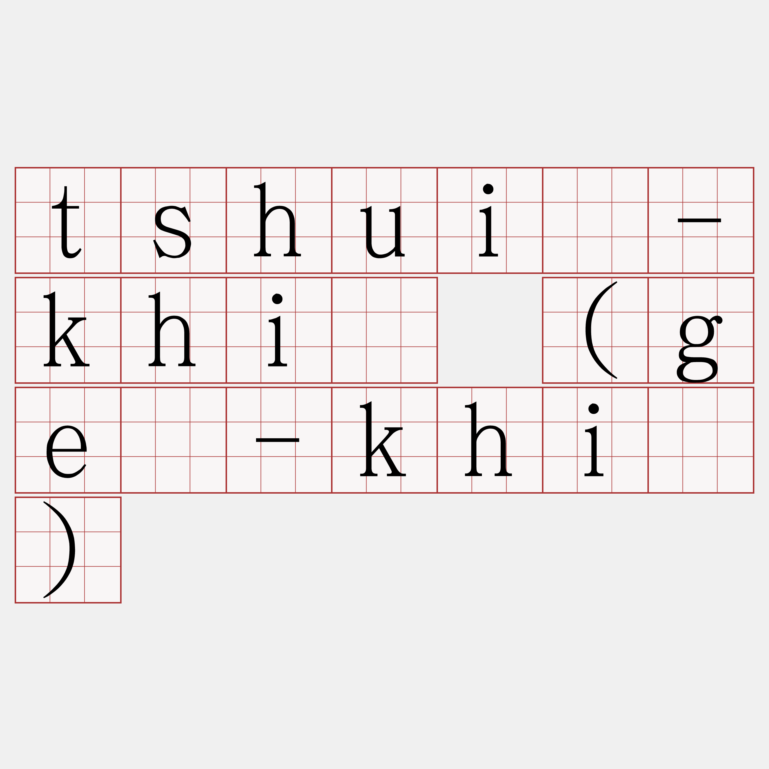 tshuì-khí (gê-khí)